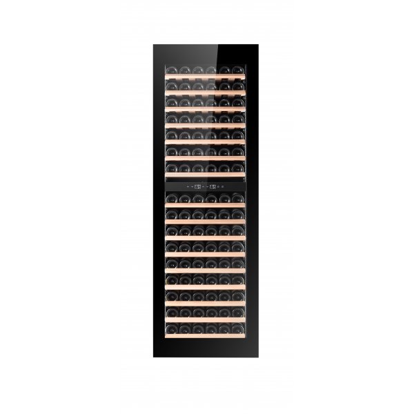 Integrerad vinkyl 96 flaskor | Push-to-Open | Extra tystg�ende | LED-belysning