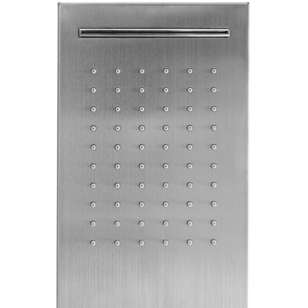 Utedusch med toppdusch, regndusch & handdusch | Borstat rostfritt stål Utedusch med toppdusch, regndusch & handdusch | Borstat rostfritt stål