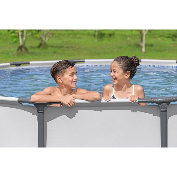 Bestway pool ovan mark Ø4,27m - 122cm djup | Steel Pro MAX (5612X) Bestway pool ovan mark Ø4,27m - 122cm djup | Steel Pro MAX (5612X)