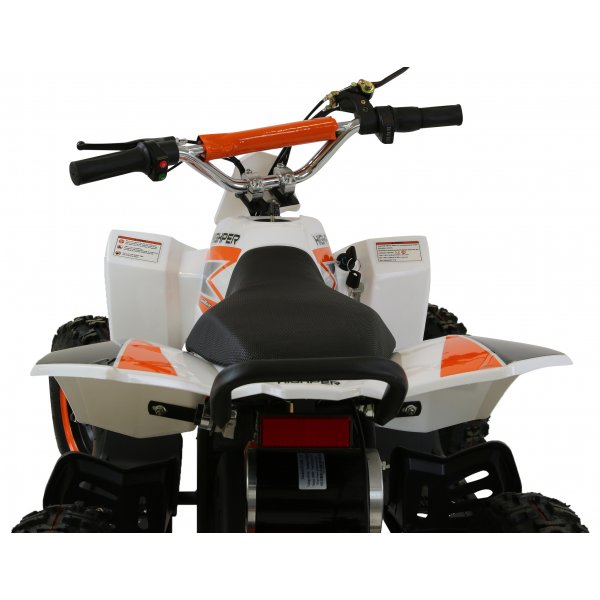 Mini El-ATV f�r barn - Vit