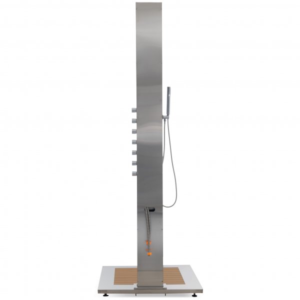 Exklusiv utedusch med massage | Rostfritt st�l