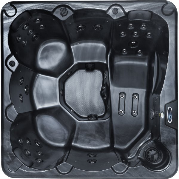 Spabad Poseidon Blackline - 5-6 personer | Lyfco