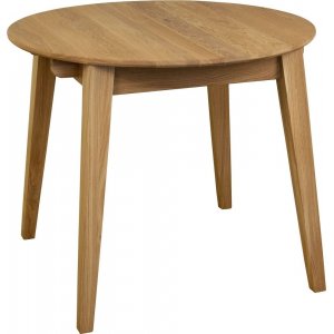 Matbord �90�130 cm | Utdragbart, oljad ek & oval design | Genova