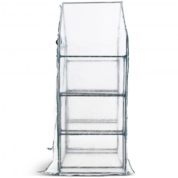 Litet plastvxthus 1m | Stlram med PVC-verdrag