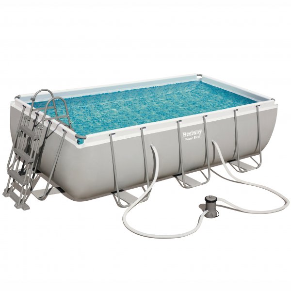 Bestway pool ovan mark 4,04x2,01m - 100cm djup | Power Steel (56441)