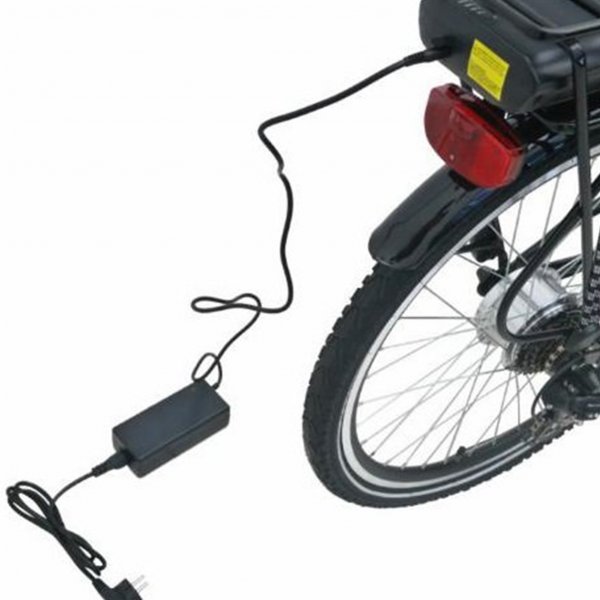 Ldcykel El | 6 vxlar | 250W - 12,8Ah Panasonic litiumbatteri - Svart