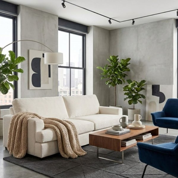 Soffa Howard Watford Deluxe 3-sits | Beige Manchester