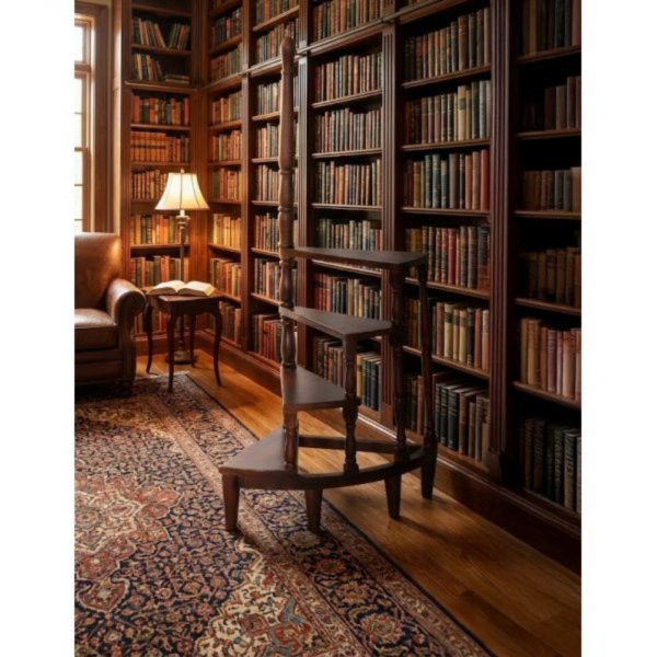 Felix engelsk bibliotekstege � Mahogny | Klassisk design i h�llbart tr�
