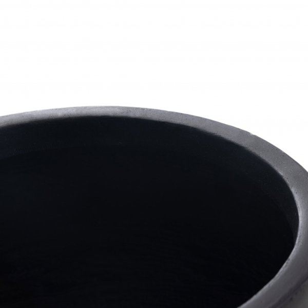 Fiberarmerad utomhuskruka - Rund - Svart