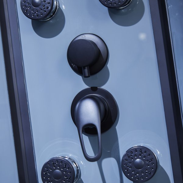 Lyxig duschkabin med massage, belysning, bluetooth - Gr�