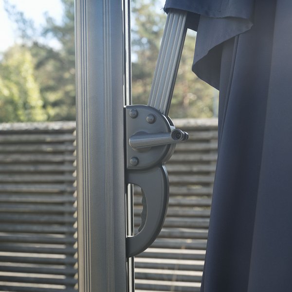 Rektangul�rt parasoll - Bl� 3x4m - FYNDVARA