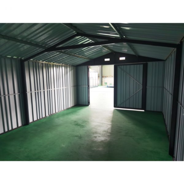 Plåtgarage 24,6 m² | Dubbel dörr | Robust design Plåtgarage 24,6 m² | Dubbel dörr | Robust design