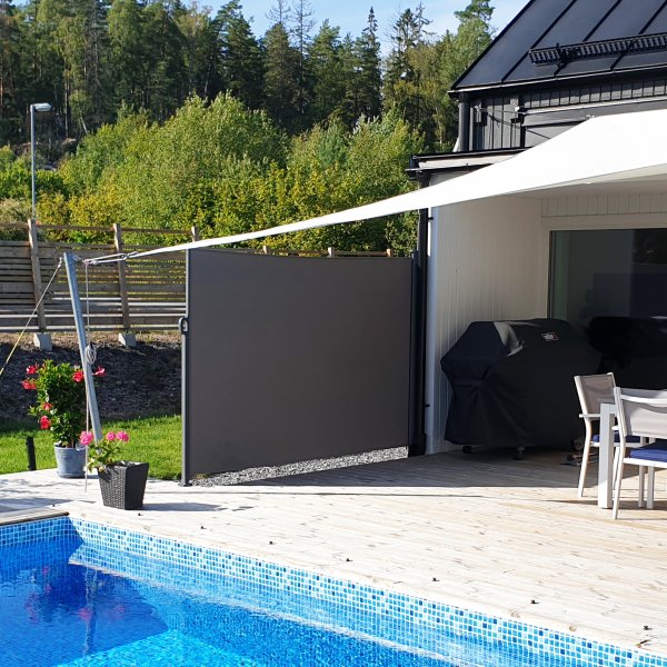 Hög sidomarkis 1,8x3m | Sol-, vind- och insynsskydd | Metalcraft Hög sidomarkis 1,8x3m | Sol-, vind- och insynsskydd | Metalcraft