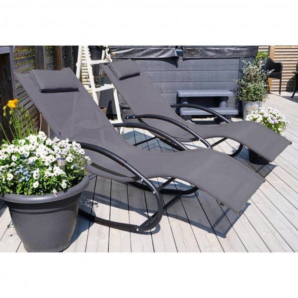 Solstol | Lyfco Havstenssund - Svart Solstol | Lyfco Havstenssund - Svart