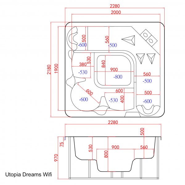 Spabad Utopia Dreams - 5 personer | Lyfco