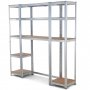 Hyllsystem i galvaniserat stl