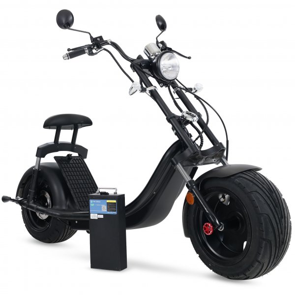 Fatscooter City Chopper 3000W | LG litiumbatteri | Borstl�s motor - FYNDVARA - FYNDVARA