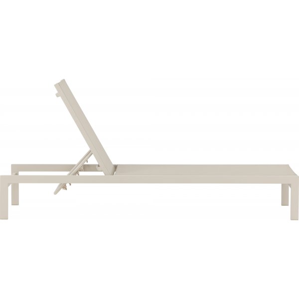 Solb�dd i aluminium & textilene | Justerbar sols�ng f�r pool | Copacabana Beige