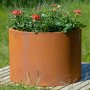 Rund planteringskruka | 3mm cortenst�l