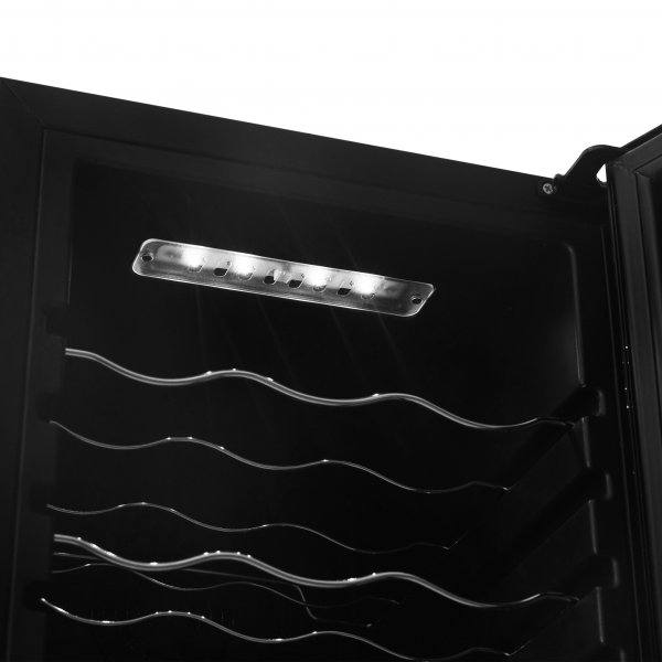 Vinkyl 27 flaskor | 2 kylzoner | Tystgående | Svart Vinkyl 27 flaskor | 2 kylzoner | Tystgående | Svart