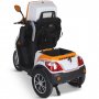 Promenadscooter 1100W | Terrnghjul | Orange/Vit