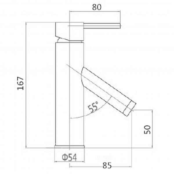 Tvättställsblandare | Modern design | Krom | FD-617A Tvättställsblandare | Modern design | Krom | FD-617A