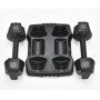 Justerbar hantlar 2x6,7 kg | Flera niver | Trekkrunner