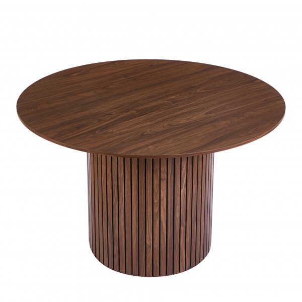 Runt matbord 120 cm i valn�t med plats f�r 4�5 personer | Ludvig