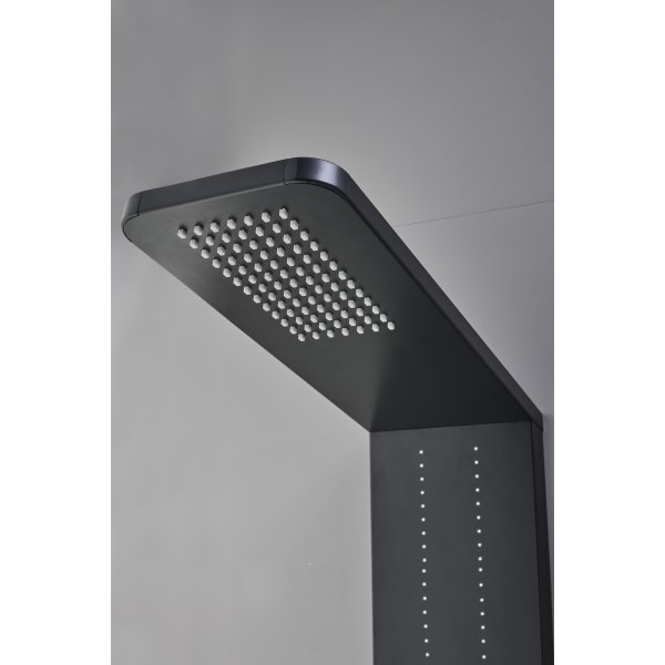 Duschpanel i svart rostfritt stål | Sylvana Duschpanel i svart rostfritt stål | Sylvana