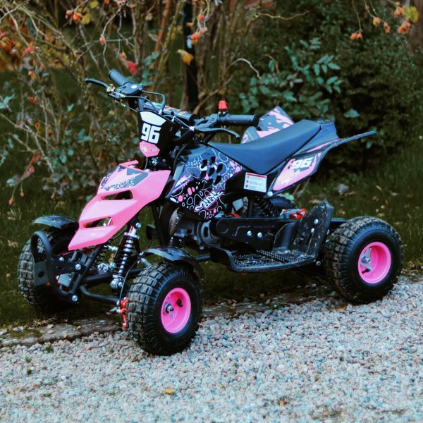 Mini ATV 49cc bensin - ATV-10 - Rosa Mini ATV 49cc bensin - ATV-10 - Rosa