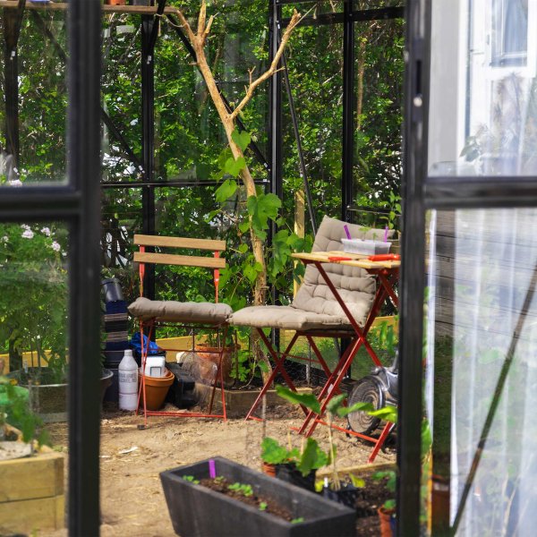 T-format glasväxthus 11,2m² | 4mm säkerhetsglas | 5 års stormgaranti T-format glasväxthus 11,2m² | 4mm säkerhetsglas | 5 års stormgaranti