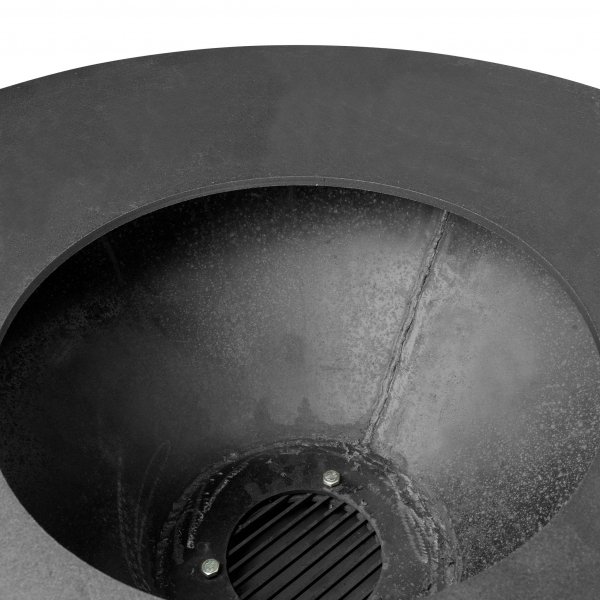 Vedeldad grill i cortenst�l | Lofsdalen - Svart