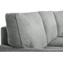 Howardsoffa 3-sits | Sv�ngd design, pocketfj�drar & avtagbar kl�dsel | Gr�