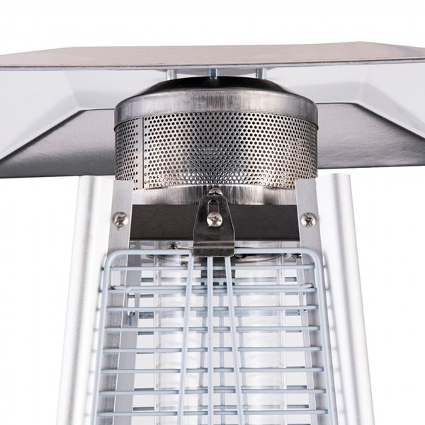 Gasdriven terrassv�rmare 13kW | Pyramidformad | Svart