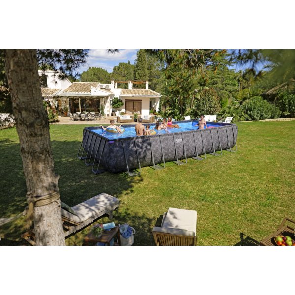 Bestway pool ovan mark 7,32 x 3,66 m – 132 cm djup | APX 365™ Rektangulär Stålpool Set (561KG) Bestway pool ovan mark 7,32 x 3,66 m – 132 cm djup | APX 365™ Rektangulär Stålpool Set (561KG)