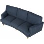 Howardsoffa 3-sits | Svängd design, kallskum & avtagbar klädsel | Watford Deluxe Mörkblå Howardsoffa 3-sits | Svängd design, kallskum & avtagbar klädsel | Watford Deluxe Mörkblå