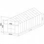 Glasvxthus 17,5 m | 5 rs stormgaranti | 4mm skerhetsglas