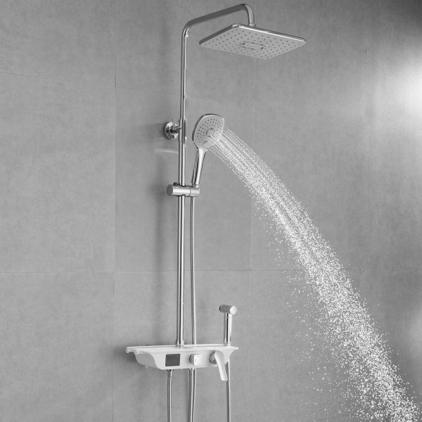 Takduschset komplett paket | Chrissy - Krom Takduschset komplett paket | Chrissy - Krom