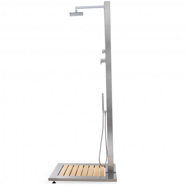 Utedusch med st�llbart duschhuvud | Rostfritt st�l