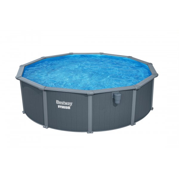 Bestway pool ovan mark Ø4,88m – 132cm djup | Hydrium™ Stålväggspool Set (561CU) Bestway pool ovan mark Ø4,88m – 132cm djup | Hydrium™ Stålväggspool Set (561CU)