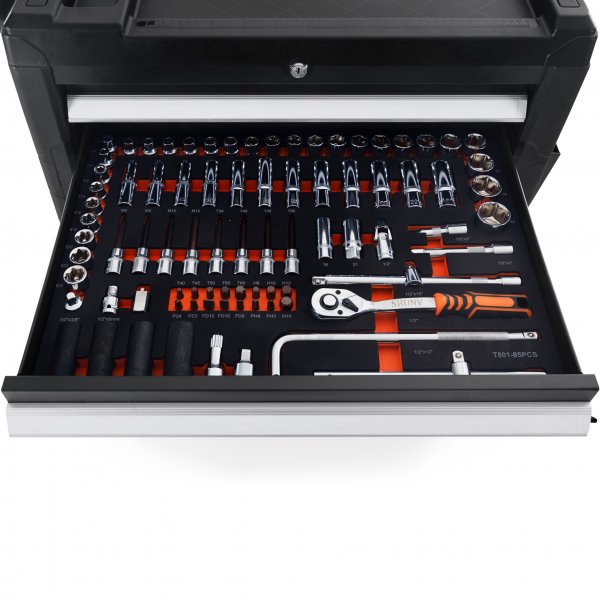 Verktygsvagn med sju ldor