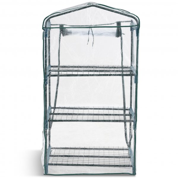 Miniväxthus 0,3m² | Stålram med plastöverdrag Miniväxthus 0,3m² | Stålram med plastöverdrag