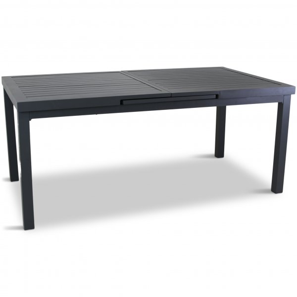 Förlängningsbart bord i aluminium 180-240cm | 8 positionsstolar Förlängningsbart bord i aluminium 180-240cm | 8 positionsstolar