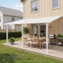 Altantak 4,3x3 m | Kanalplast / Aluminium | Extra h�g | Vit