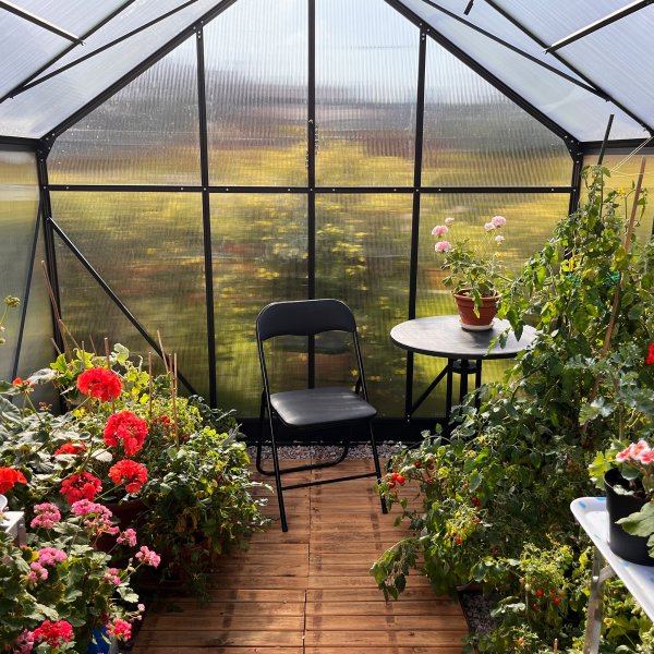 Växthus 7,2m² | 6mm Kanalplast | Hög odlingshöjd Växthus 7,2m² | 6mm Kanalplast | Hög odlingshöjd