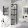 Duschdrr i industridesign | Nanobehandlad | 6mm skerhetsglas