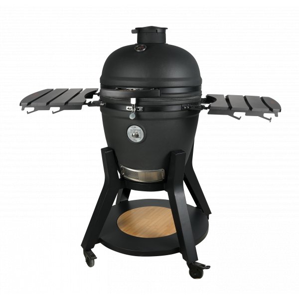 21\\\" Pro Kamado Grill | Keramisk kolgrill 54 cm med termometer och sidobord