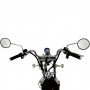 Retro fatscooter premium 2000W - LG litiumbatteri - Aluminiumflgar