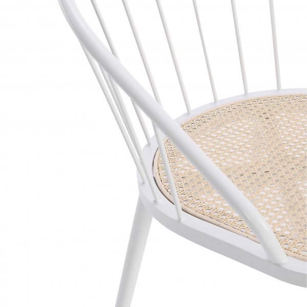 Matstol med konstrottingsits | 2-pack | Vit | Dalby Matstol med konstrottingsits | 2-pack | Vit | Dalby