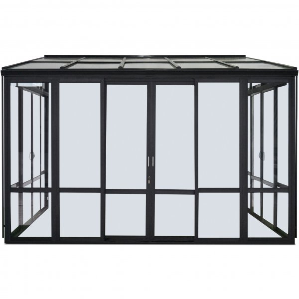 Uterum 10,7m | Skerhetsglas och kanalplast | Aluminiumstomme | Svart